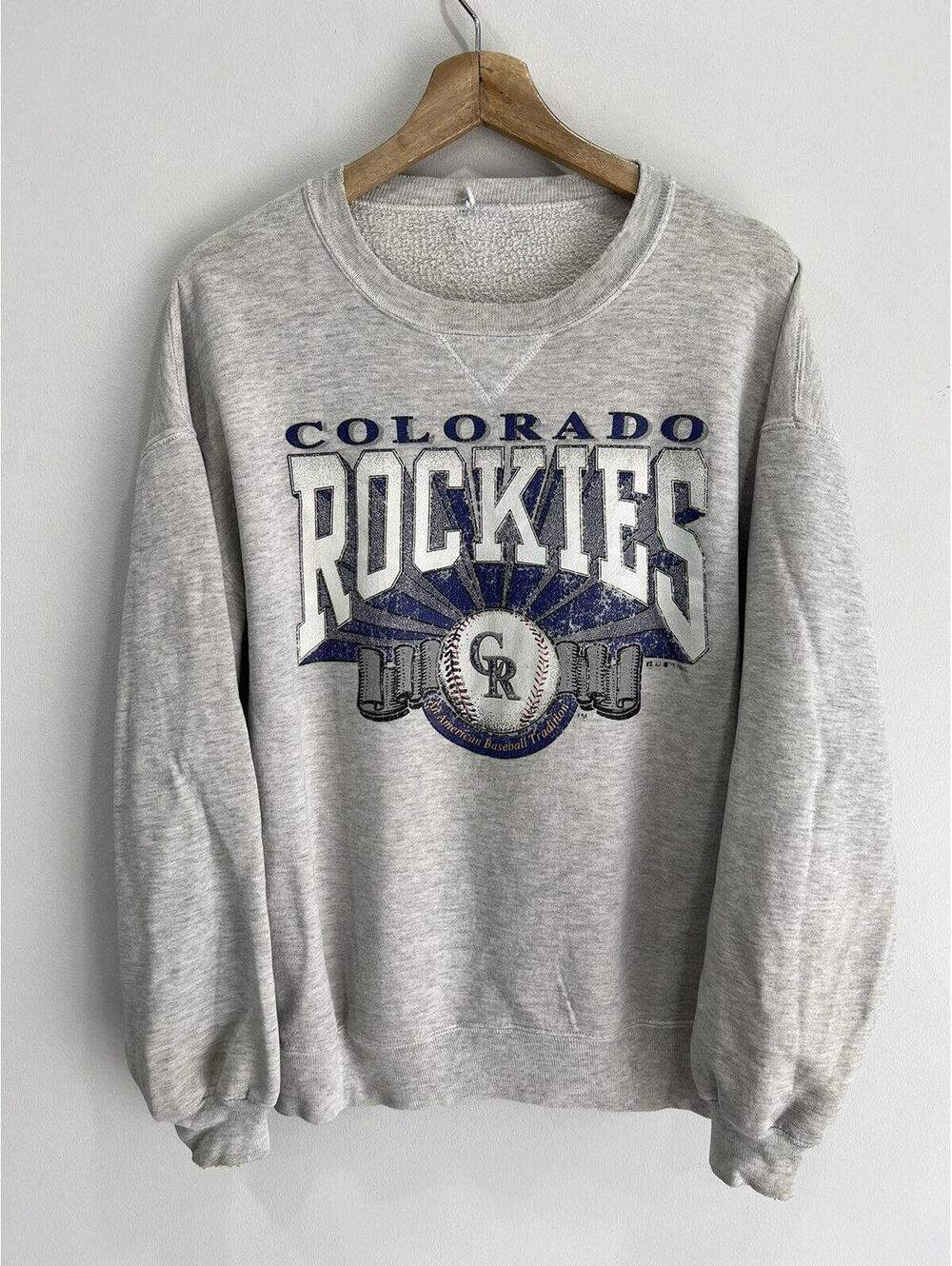 Vintage Russell Athletic Colorado Rockies Sweater
